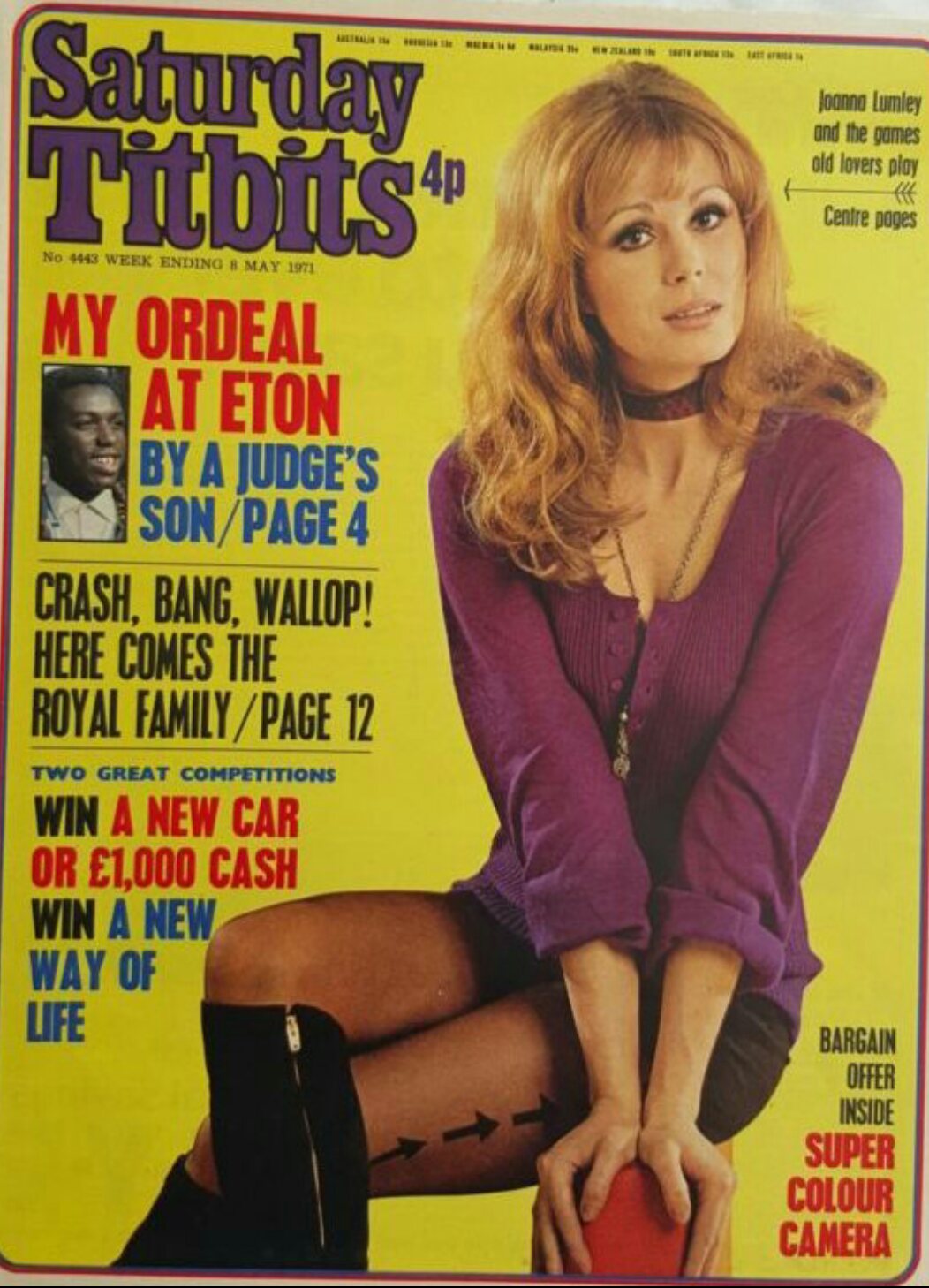 Happy birthday Joanna Lumley, born today in 1946! 