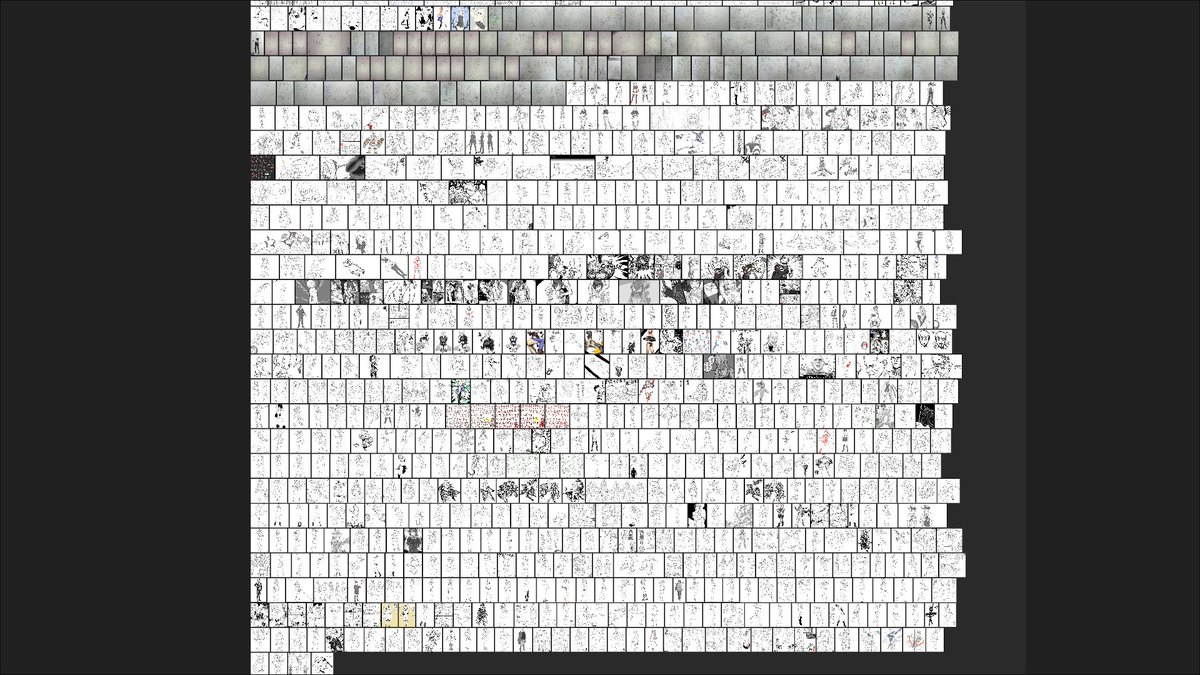 Also since it's a new month, it's time for new inspirations. Made a massive ref board for study. I think my coloring lvld up, so time for- 