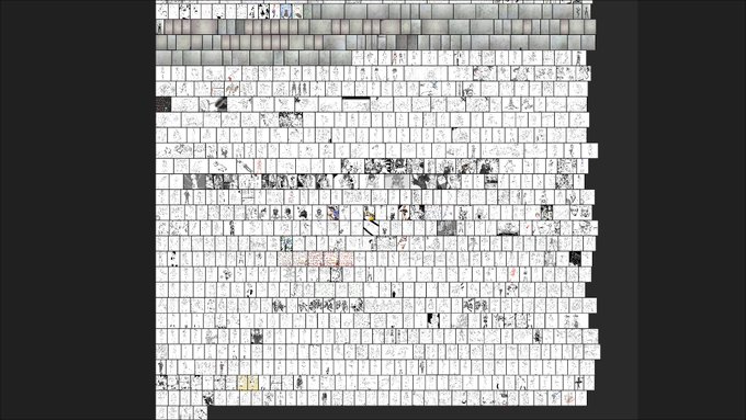 Also since it's a new month, it's time for new inspirations. Made a massive ref board for study. I think my coloring lvld up, so time for- 