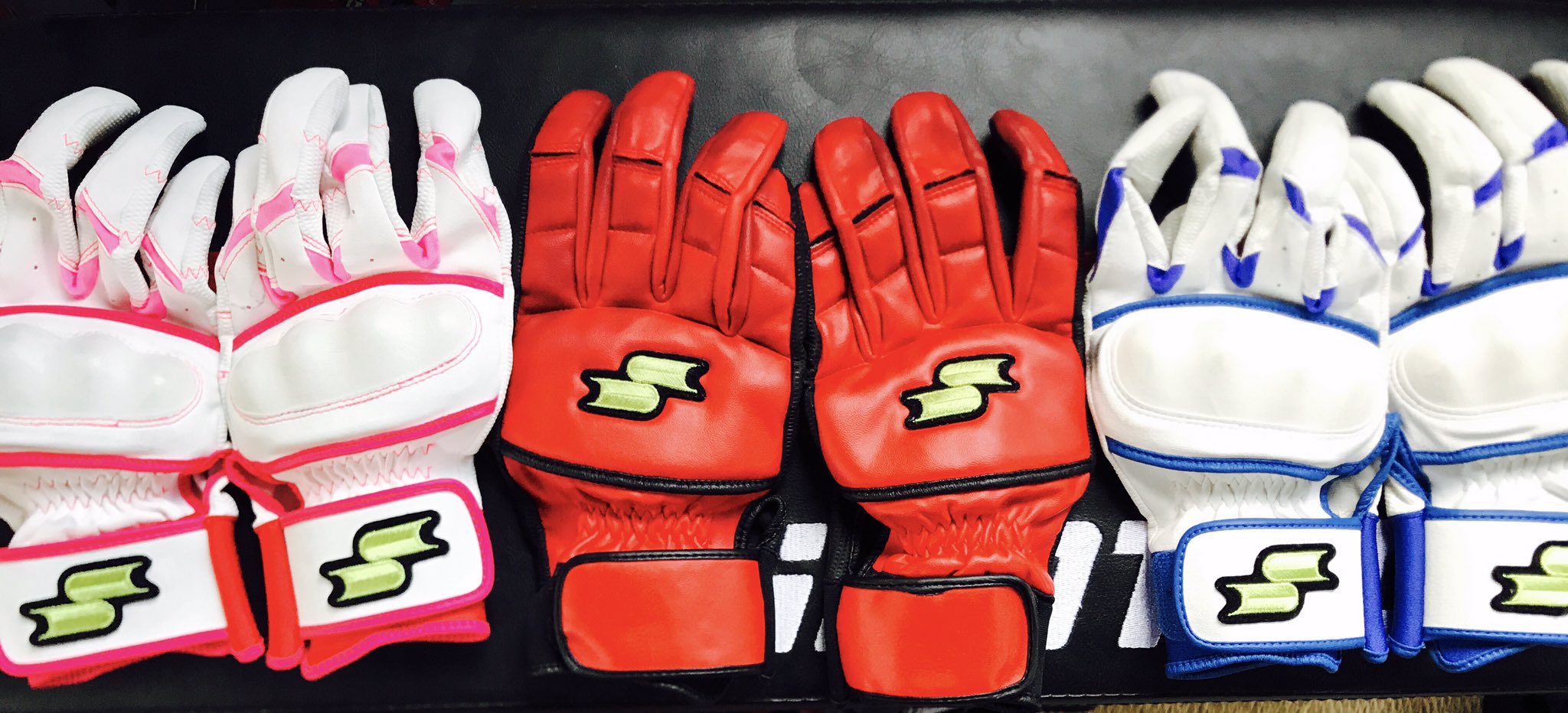 SSK 野球 競輪 グローブ 赤＆青 2セット | signalstationpizza.com