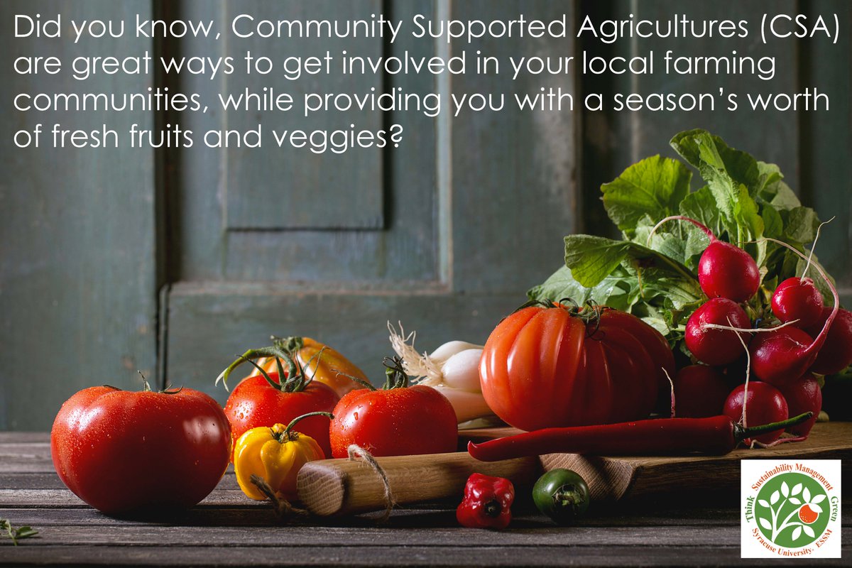 SustainableSU's tweet photo. #TheMoreYouKnow #SustainableFacts #DidYouKnow #CSA #CommunitySupportedAgriculture #KnowYourFarmer #FindAFarm https://t.co/qcyb4TkJau https://t.co/6NkEiwLmKu