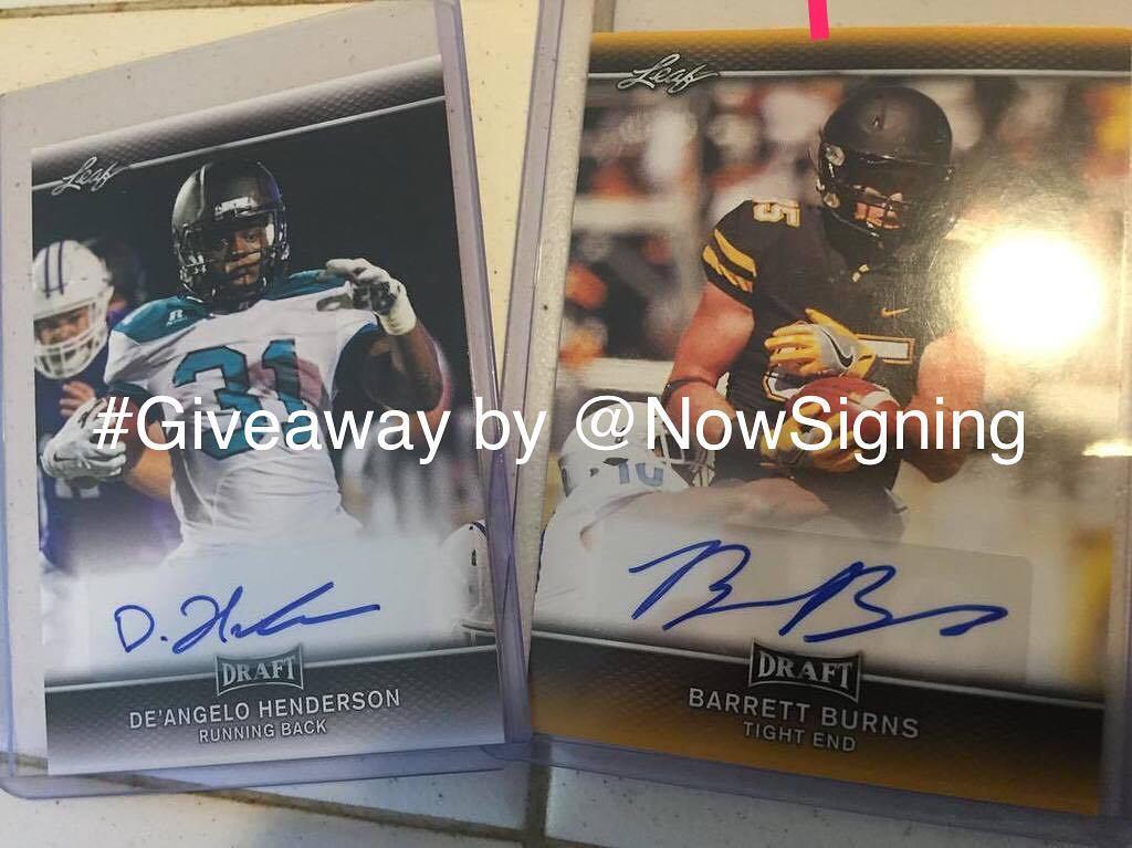 NowSigningLLC's tweet photo. As promised, our #giveaway is here. Two lucky people will win an autograph on 5/20. RE-post this picture and tag 3… https://t.co/a7PQnoa4IA https://t.co/0xCOu9Ehzy