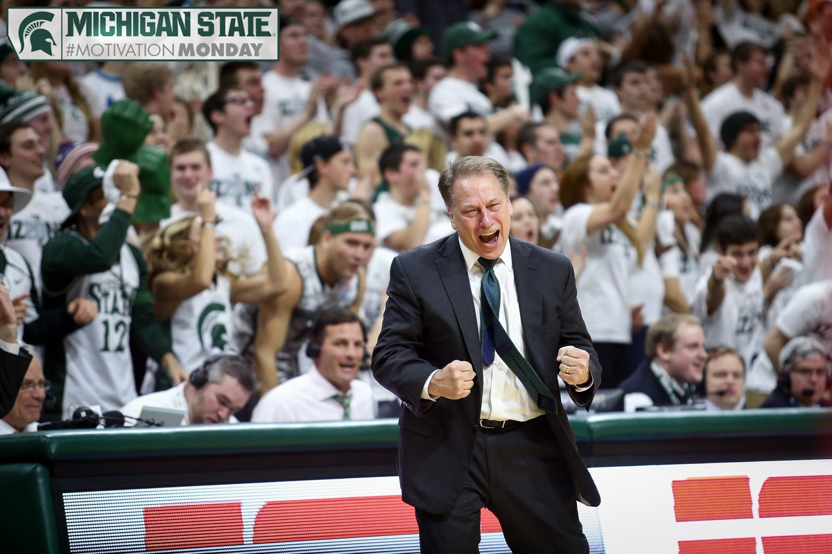 MSU_Basketball's tweet image. Good luck to all of our Spartans taking finals this week!

"If I don't push you, I am cheating you." -Coach Izzo

#MotivationMonday