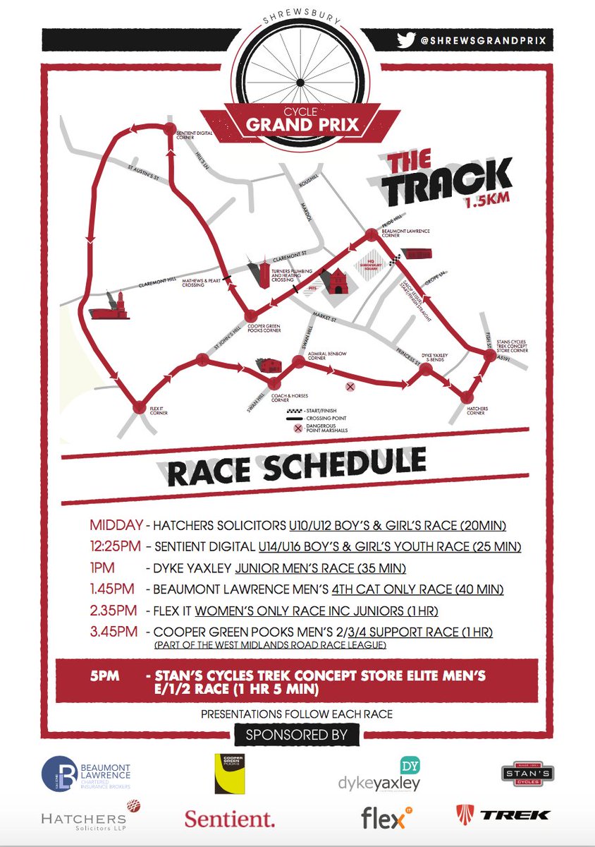 @ShrewsGrandPrix 28th May 2017! track open 11am, racing@12pm. Free2spectate &amp; giant screen with action. <a href="/TweetUpShrews/">TweetUpShrewsbury</a> #Shrewsbury #cycling