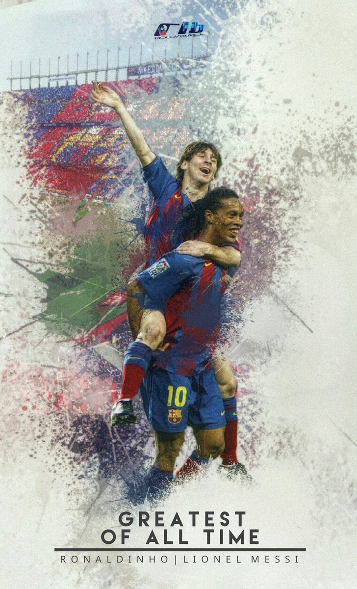 Hãy cùng ngắm nhìn hình nền Messi và Ronaldinho đầy nghệ thuật này để cảm nhận sự phong độ và tài năng của hai ngôi sao bóng đá thiên tài này. Với thiết kế tươi sáng, sắc nét cùng với độ phân giải cao, hình nền này sẽ khiến cho bạn trở nên đặc biệt và sáng tạo hơn. Đừng bỏ lỡ cơ hội trải nghiệm cảm giác của những con người đầy tài năng này.
