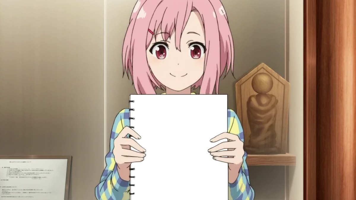 アニメ素材bot Pa Twitter 差し替えコラ用にスケッチブック部分を切り抜いた素材も作りました アニメ素材bot Pa Twitter 差し替えコラ用にスケッチブック部分を切り抜いた素材も作りました