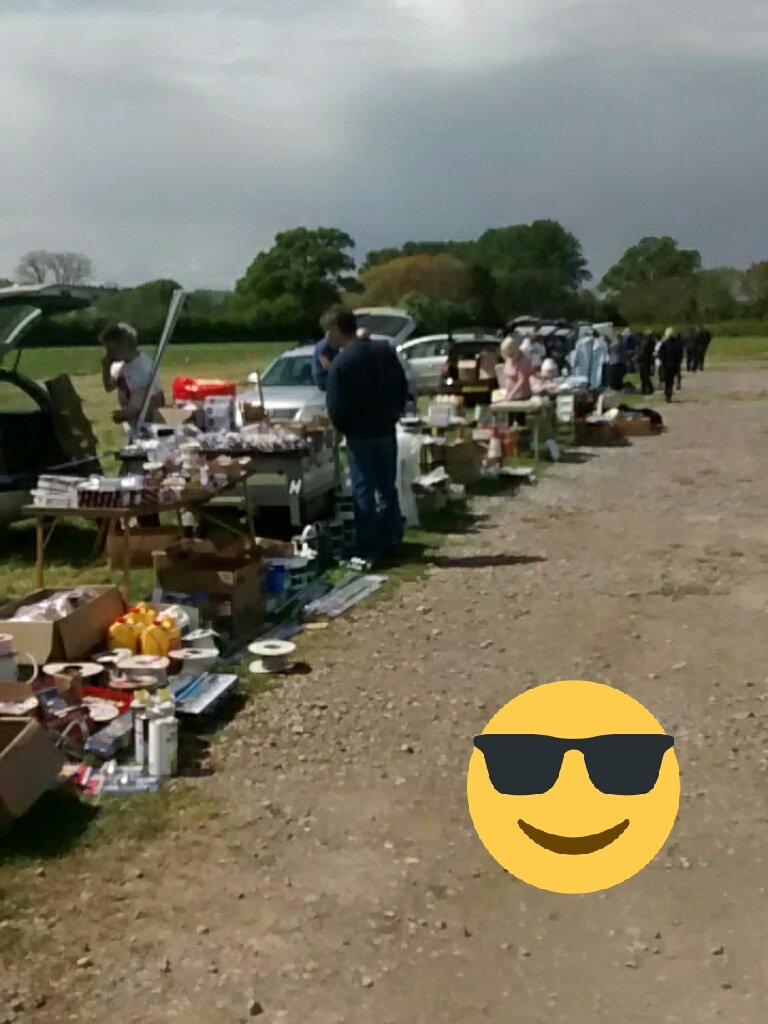 monsterboot's tweet image. The sun is out at the boot sale