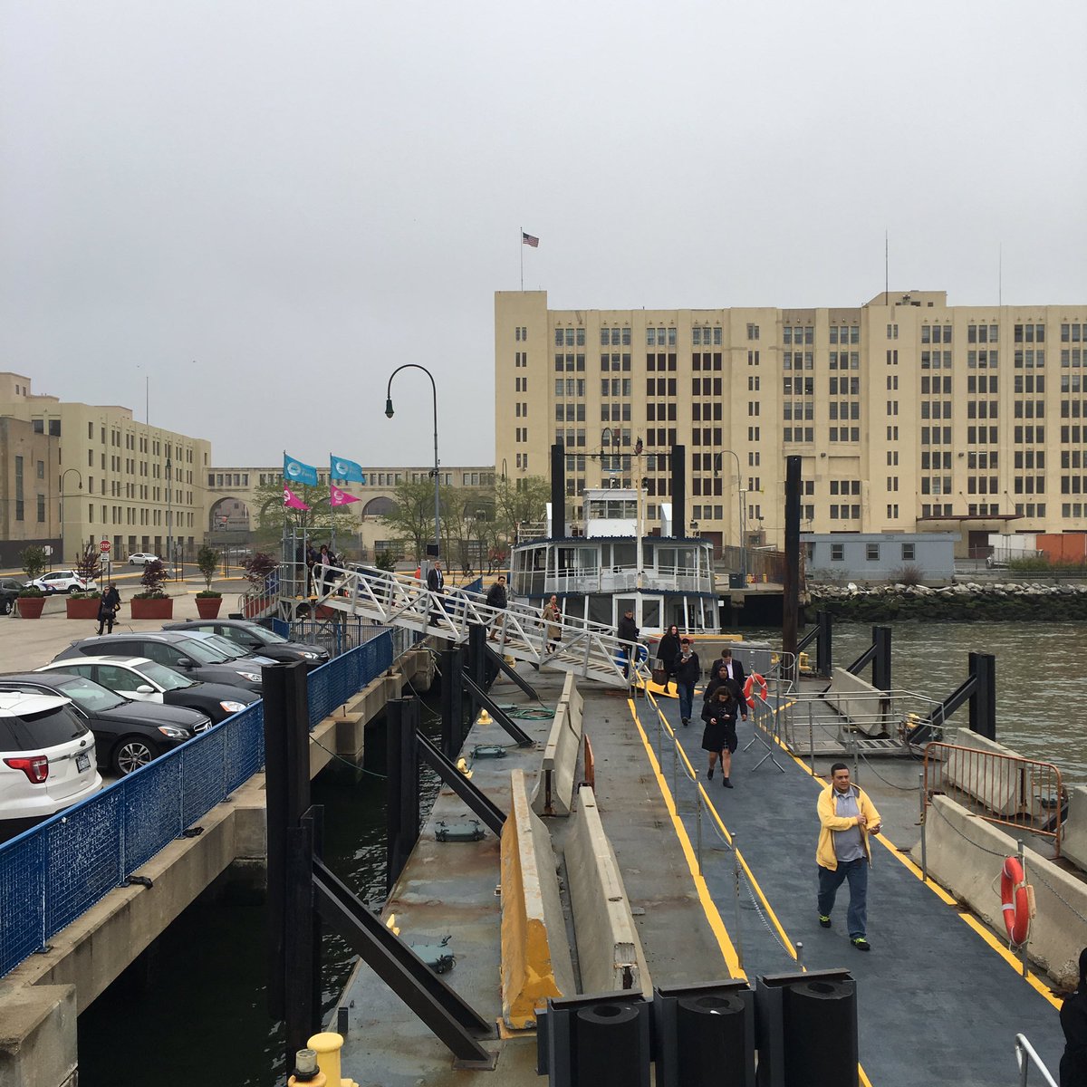 .@NYCferry is now the best way to get to good manufacturing jobs at the BK Army Terminal. @NYCEDC