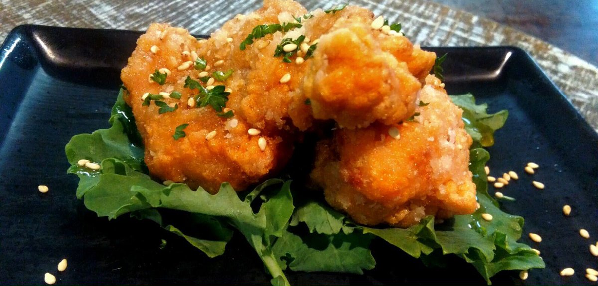 RamenDublin's tweet photo. Today's complimentary appetiser: Chicken Kara-age!! Japanese marinated fried chicken #thebest #chicken #bankholiday #dublintown https://t.co/LTzNNxo8R7