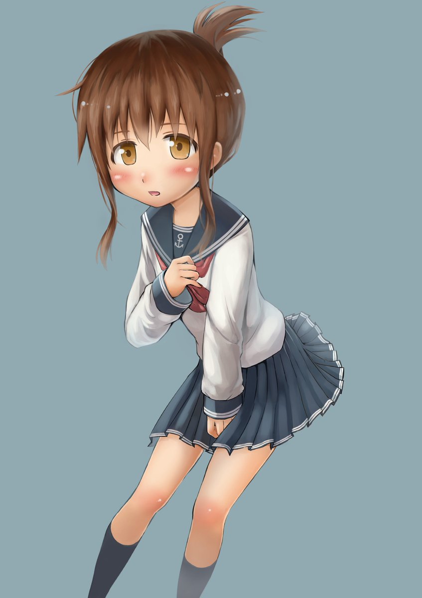 何となく始めた艦これで最初に選んだキャラの電を描いてみました。 