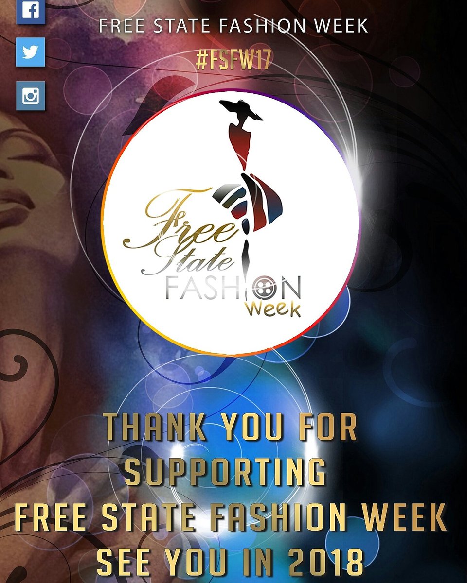 FSFASHIONWEEK's tweet photo. Thank you so much for supporting Free State Fashion Week 2017, see you in 2018❤❤❤
#FSFW17 https://t.co/ggIDM7zLp4