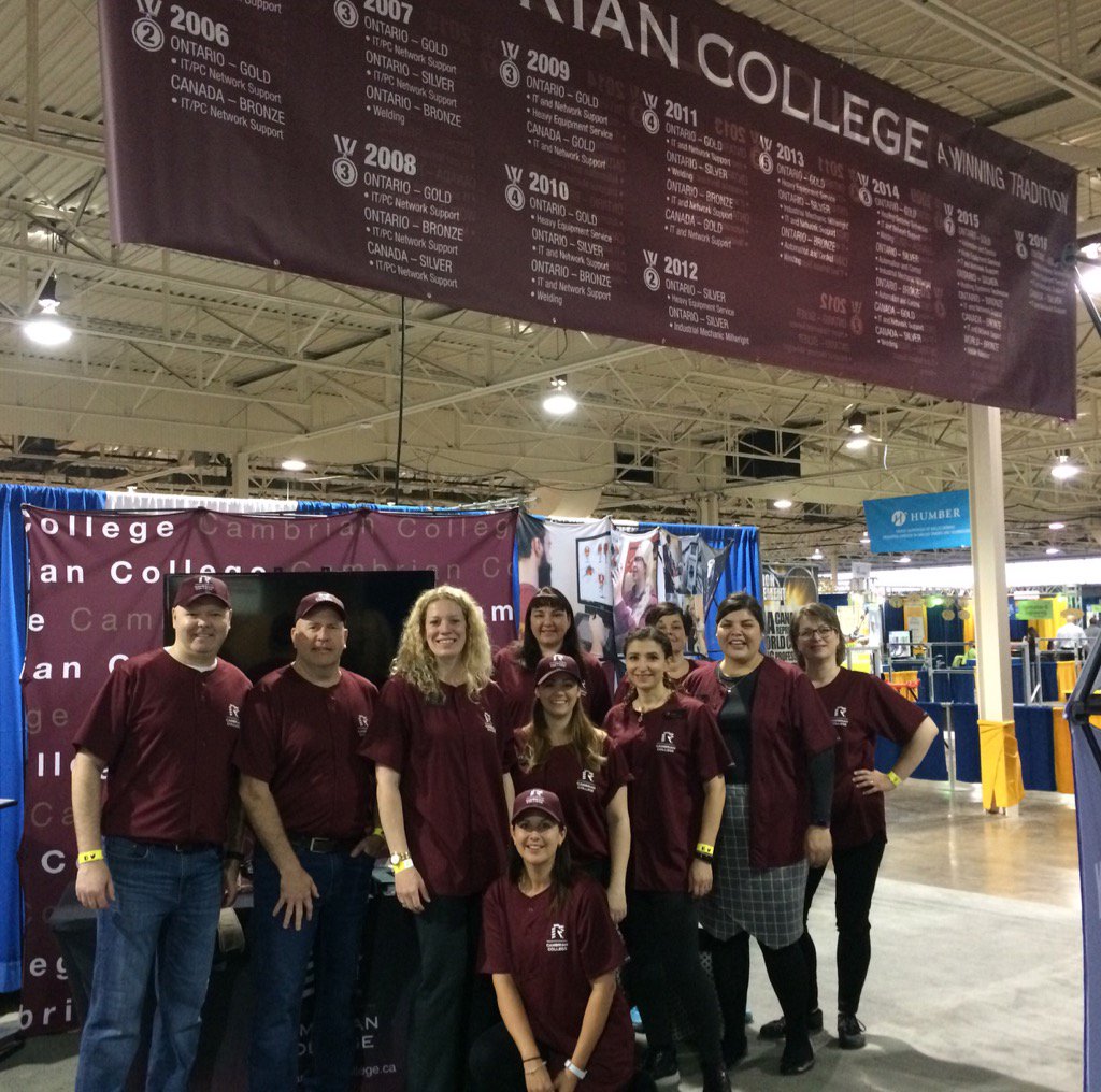 GloriaStaskus's tweet image. Visit @cambriancollege booth 157 - our team is ready to answer your questions about #collegeprograms
