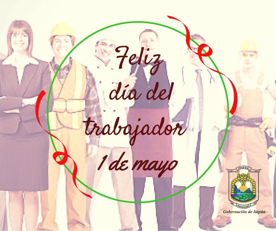 ItapuaPy's tweet image. El éxito es para aquellos valientes que no temen sacrificarse por el bienestar de los suyos ¡Feliz día del trabajador!”.
