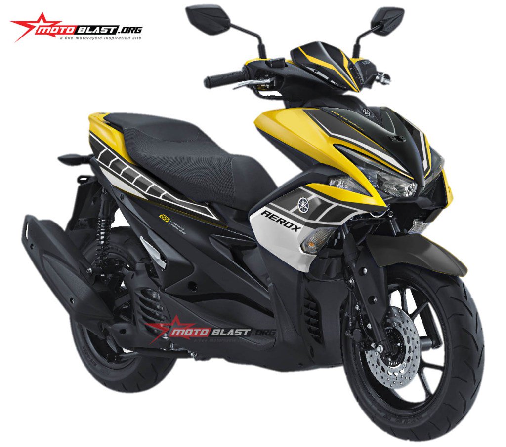 Blog Motoblast On Twitter Modifikasi Striping Yamaha Aerox 155