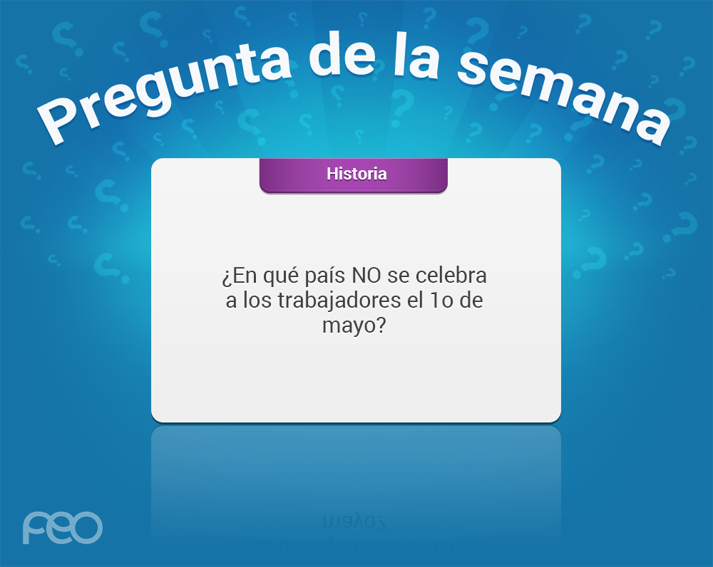 DuelodeMentes's tweet photo. Hoy es el Día Mundial del Trabajo. 💪👩👨⚒️ Se conmemora el 1o de mayo en casi todos los países del mundo desde 1889. ¿Sabes en cuál no? https://t.co/wHI6BRSPHr