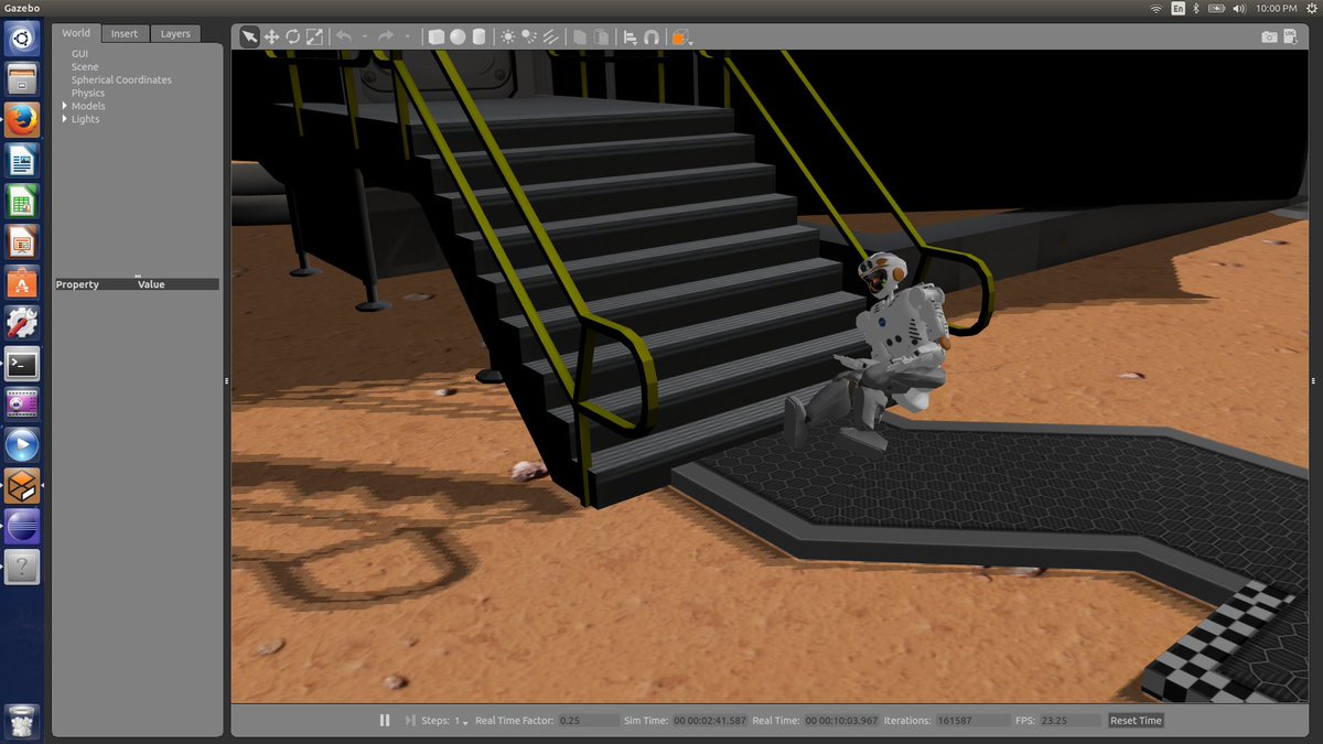 WVRoboticsTeam's tweet image. We told him to walk up the steps, he had other plans. #IdRatherSit #RobotMondays #SRCTop20 #SpaceRoboticsChallenge @NASAPrize @NineSigma