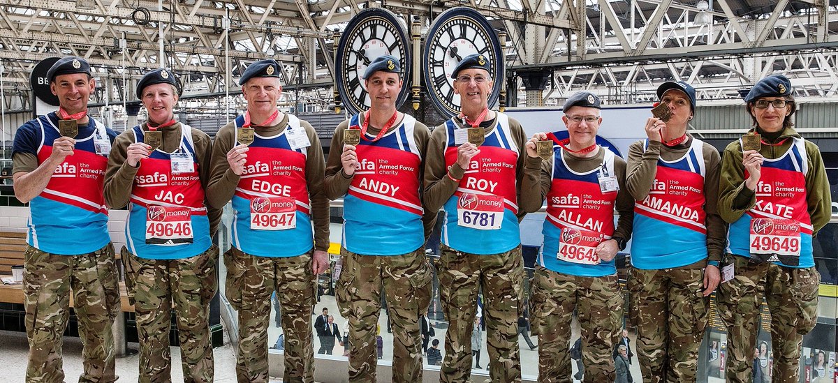 LM600SQN's tweet image. ONE WEEK ON. All members of the team are having a relaxing BH weekend after completing the #LondonMarathon and raising £12,975 for @SSAFA