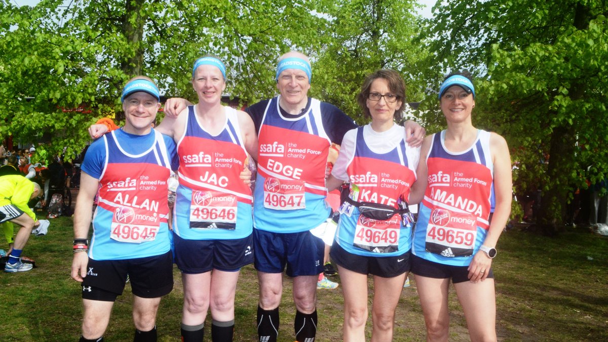 LM600SQN's tweet image. ONE WEEK ON. All members of the team are having a relaxing BH weekend after completing the #LondonMarathon and raising £12,975 for @SSAFA