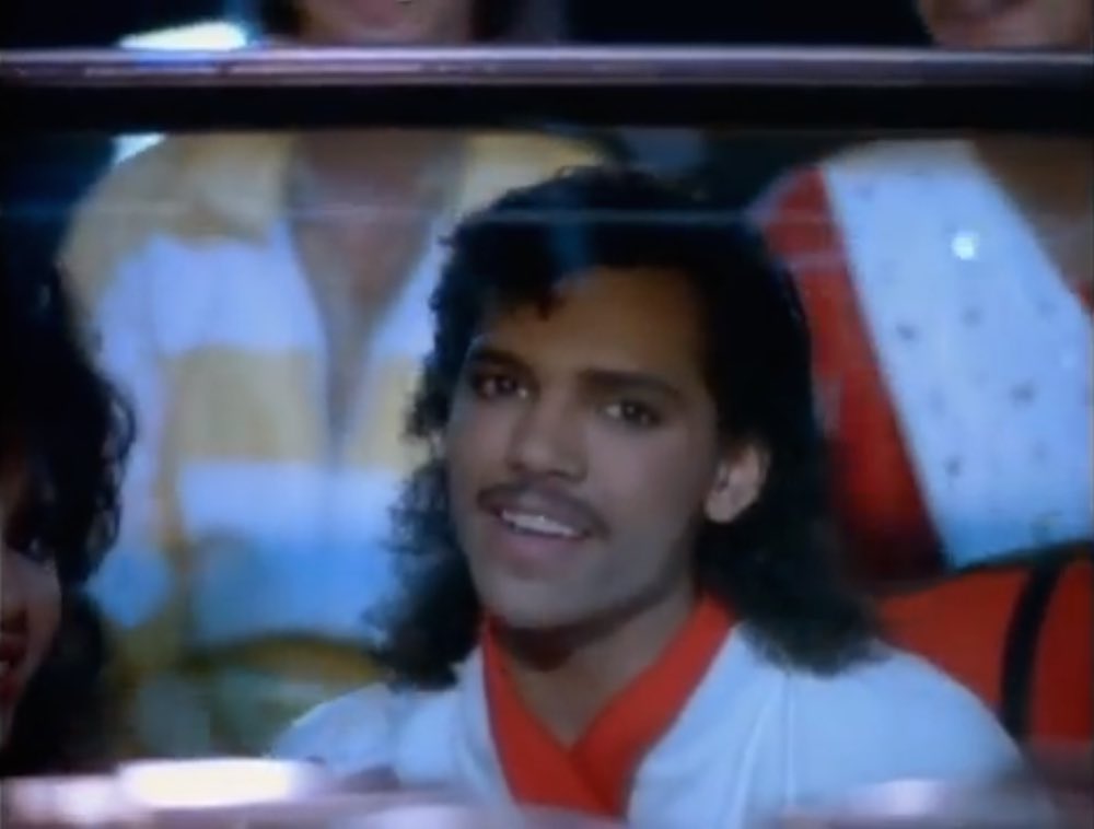 You've got to hand it James DeBarge. Despite the jheri curls and bumfluff moustache, he really was a beautiful young man. #DeBarge #80s