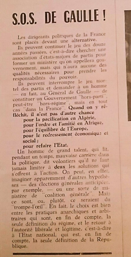 'Le Courrier de la colère' 1958
Hebdo contre #RenéCoty créé pr #MichelDebré pr #CharlesdeGaulle 
#unitenationale 
#ElectionPresidentielle