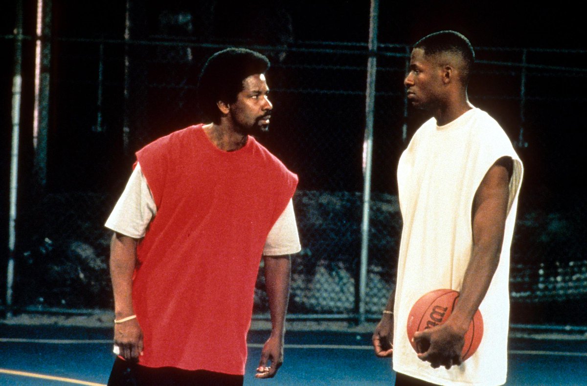 ESPNNBA's tweet image. Nineteen years ago today, "He Got Game" debuted, and the world met Jake and Jesus Shuttlesworth.

[Credit: Getty Images]