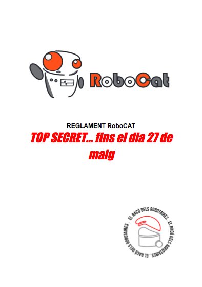 robocatoficial's tweet image. El 27 de maig, dia de la Gran Final #RoboCAT17 s&apos;anunciarà la temàtica de la RoboCAT 2018, el Campionat de Robòtica Lliure de Catalunya 🏆