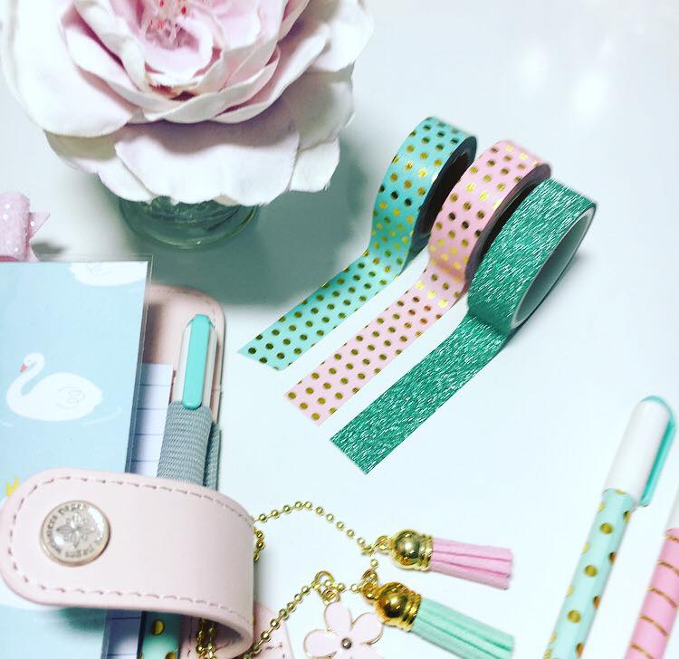 Pretty pastels <3 washi tape   dottymooplannershop.co.uk   #washitape #ilovewashi #pastels