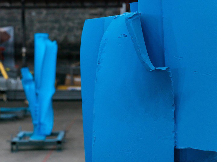 #CarolBove presents new steel sculptures at the #VeniceBiennale in the Swiss Pavilion: bit.ly/2pyb35R via <a href="/e_flux/">e-flux</a>