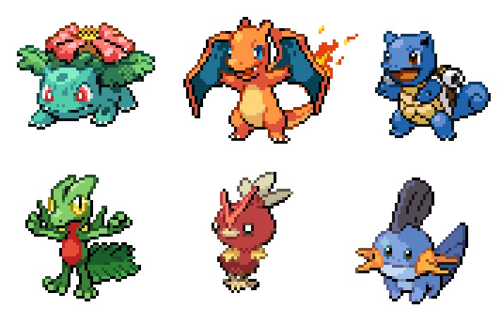 Tiny Starters (Gen 5), Pokémon