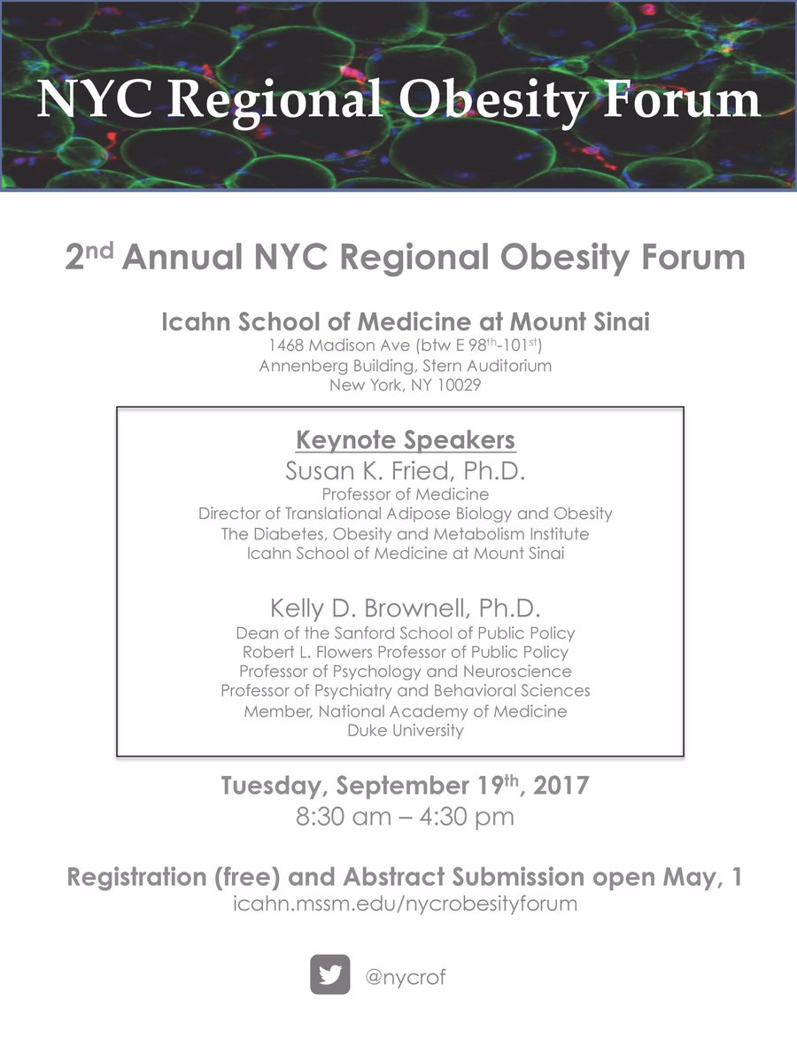#NYCROF #obesity #Science