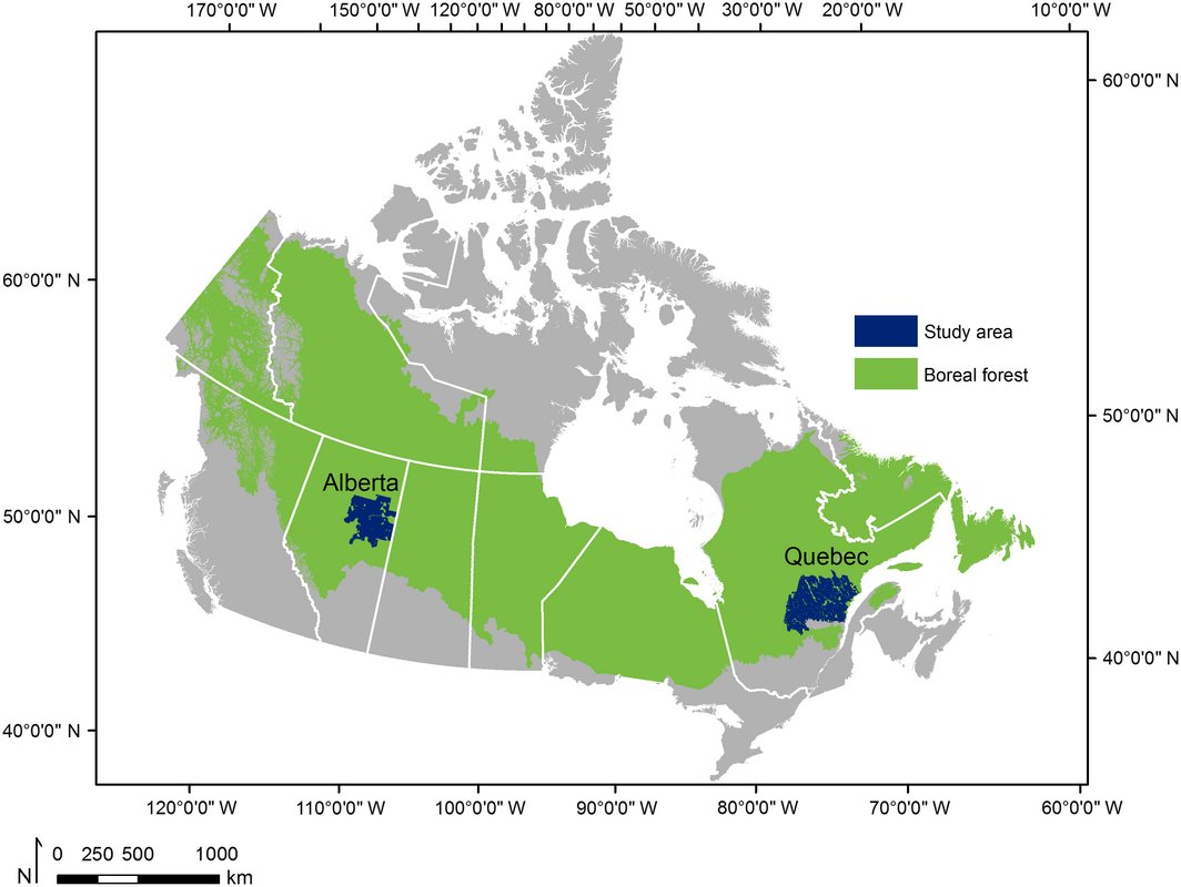ESAEcosphere's tweet image. Modeling habitat quality under a #wildfire disturbance regime. #spatialmodeling #caribou

onlinelibrary.wiley.com/doi/10.1002/ec…