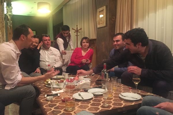 SilvioDanailov's tweet image. The photo of the year only possible in #shamkirchess2017