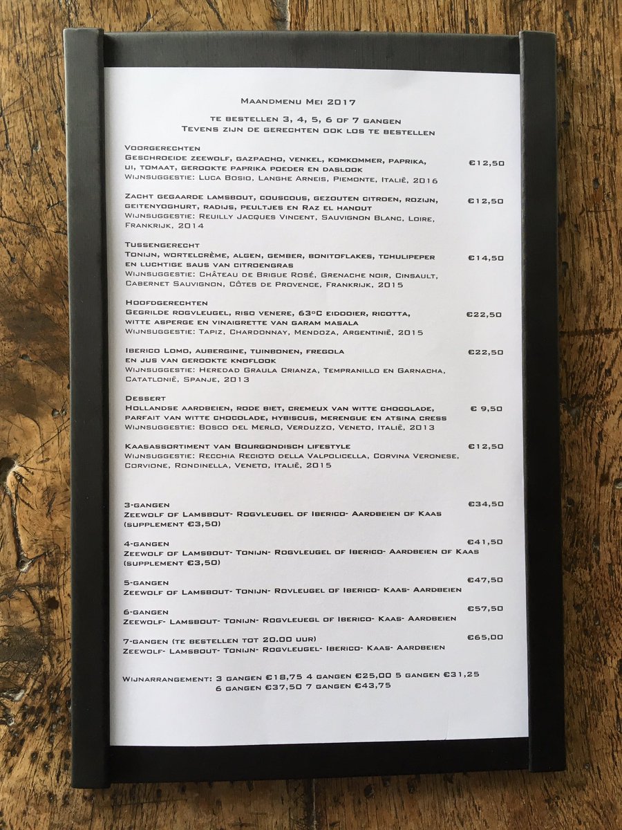 Maandmenu mei!