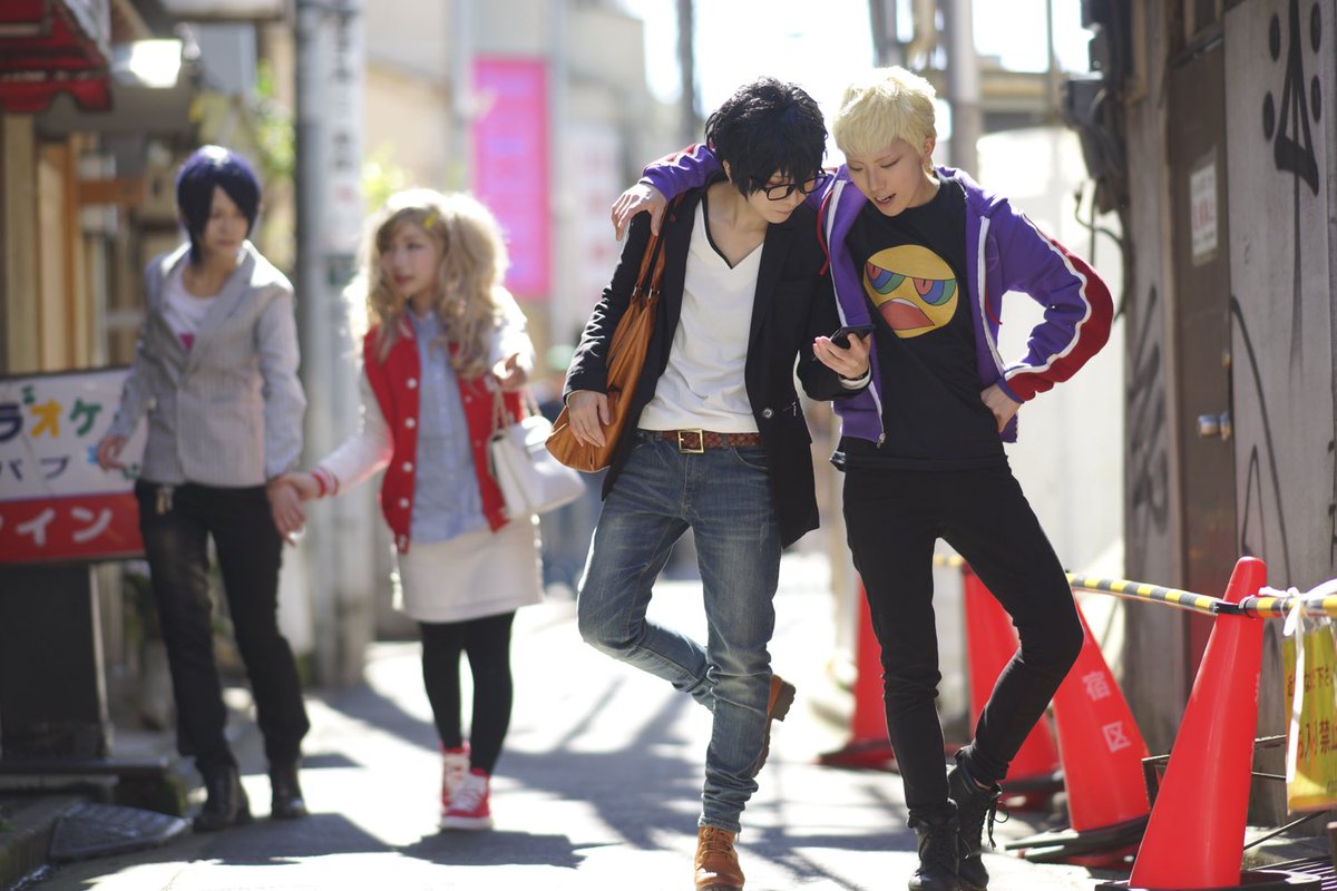 コスプレ】ペルソナ5/主人公:ナオキ/坂本竜司:青/高巻杏:波月ニナ