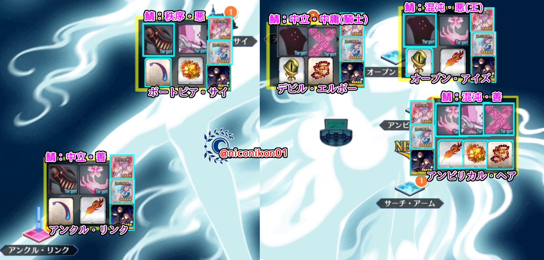 Kon Fgo Fgo Cccコラボイベント ちゃんの逆襲 電子の海で会いましょう アイテム エネミーの効率がいい場所 ストーリー フリクエ解放まとめました 水色の場所はそのアイテム エネミー効率が一番良い場所です 間違いなどありましたらリプ Kon Fgo Fgo Cccコラボイベント ちゃんの逆襲 電子の海で会いましょう アイテム エネミーの効率がいい場所 ストーリー フリクエ解放まとめました 水色の場所はそのアイテム エネミー効率が一番良い場所です 間違いなどありましたらリプ