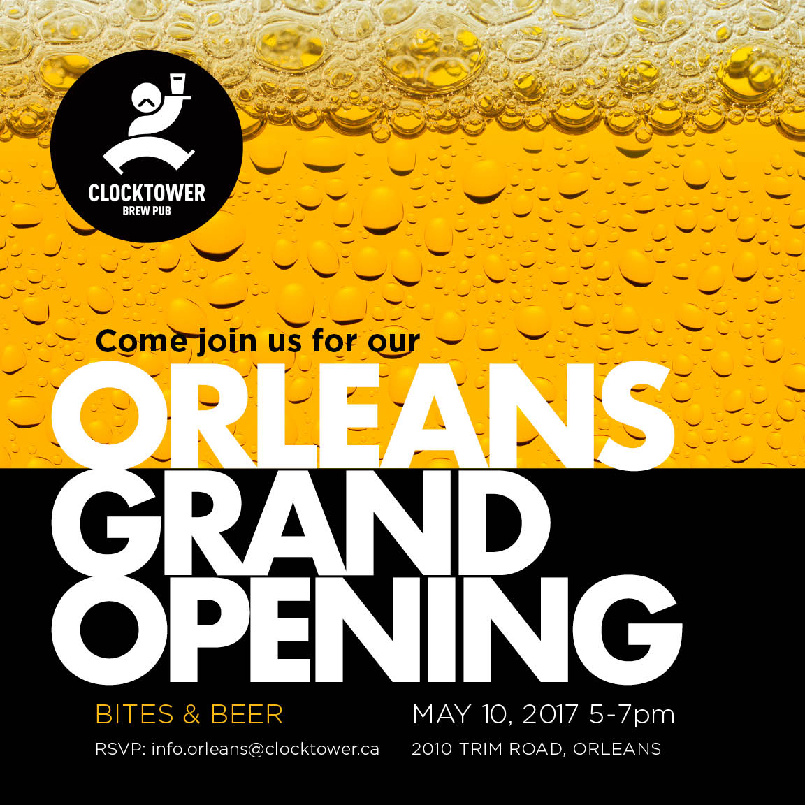 You are invited!
<a href="/StrayDogBeer/">Stray Dog Brewing Co</a> 
<a href="/toothnailbeer/">Tooth and Nail Beer</a> 
<a href="/kichesippibeer/">Kichesippi Beer Co.</a> 
<a href="/BigRigBrewery/">BIG RIG BREWERY</a> 
<a href="/CopperbatMedia/">Copperbat Media</a> 
<a href="/AgMuseum/">Canada Agriculture and Food Museum</a> 
<a href="/Ms_JLK/">Jacey Kennedy</a> 
@AlexBenay 
RSVP