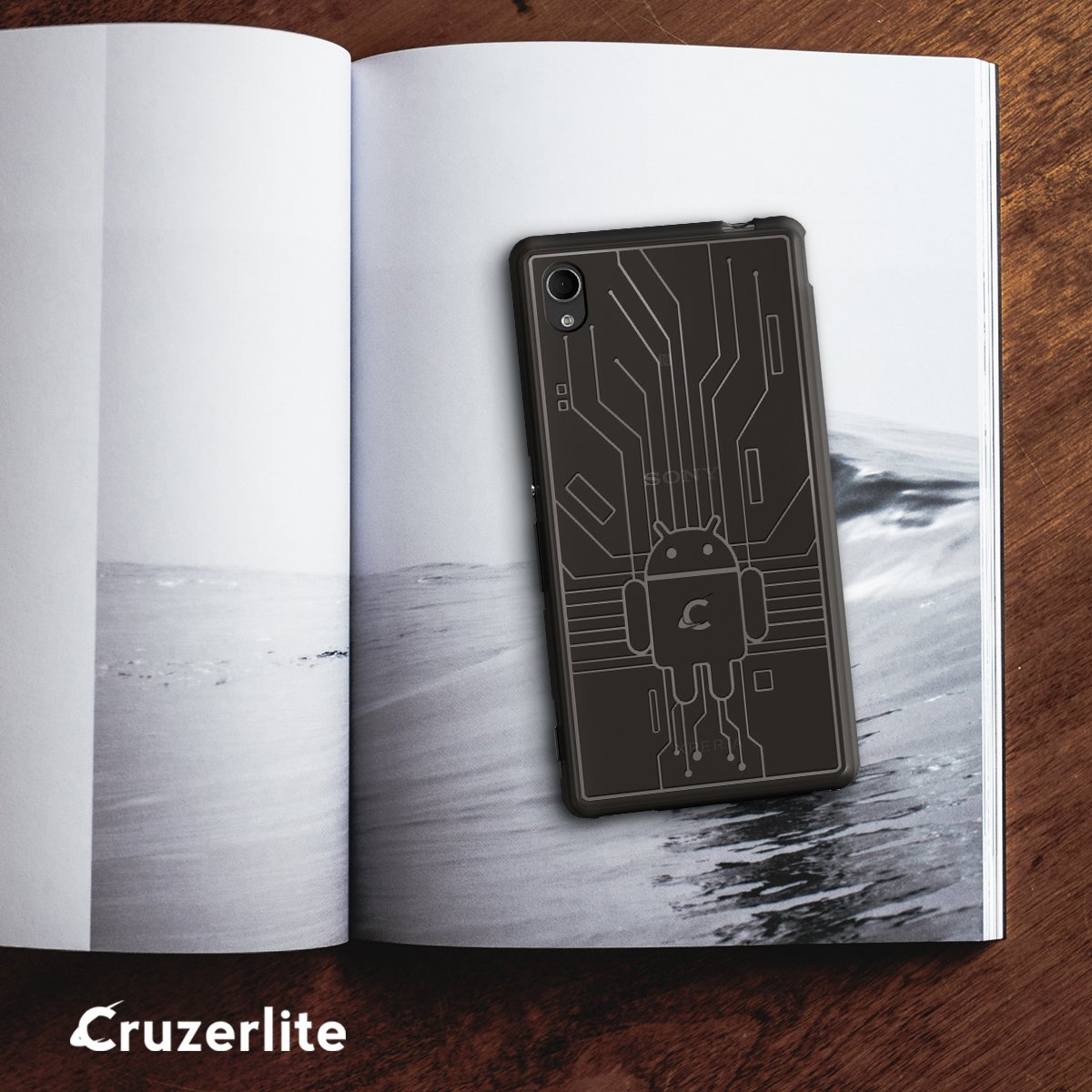Keep it simple. Check out our Bugdroid Circuit Case for Sony Xperia M4 Aqua. Available on our website,Amazon US, UK &amp; Canada! #Circuit