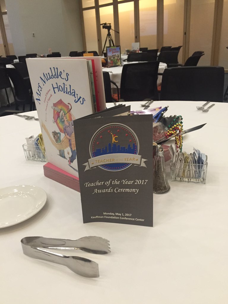Super excited for the <a href="/kcpublicschools/">KCPS</a> Teacher of the Year Awards Ceremony tonight.