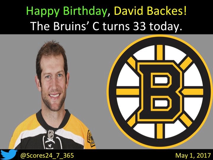 Happy birthday David Backes! 