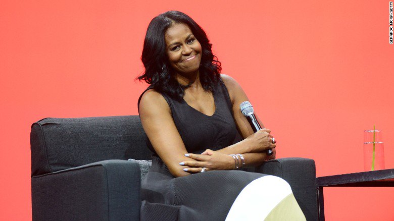CNN's tweet image. The Trump administration is ending Michelle Obama&apos;s &quot;Let Girls Learn&quot; education program cnn.it/2p1mBgV