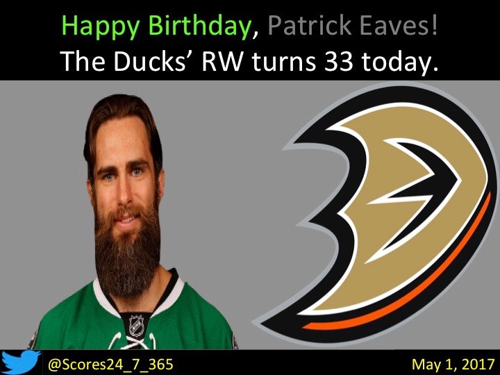 Happy birthday Patrick Eaves! 