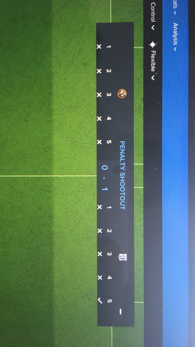 W_Claramunt's tweet image. Losing Dundee derby 1-0 on penalties... #FMProblems @TheFMProblems