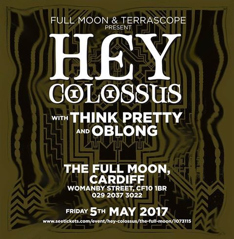 .@HeyColossus hit stages in Brighton, Bristol & Cardiff this week - playing tracks from The Guillotine new LP @CacoSarco @TerrascopeGigs