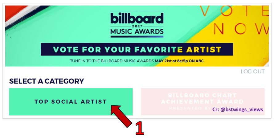 bstwings_views's tweet photo. How To Vote Online:
🌎 Go to https://t.co/uG0g6H7M7C
1. Click 'Top Social Artist'
2. 'Vote' BTS
3. Confirm Vote
4. Vote Again/Vote on Twitter https://t.co/AGc5OSxok5