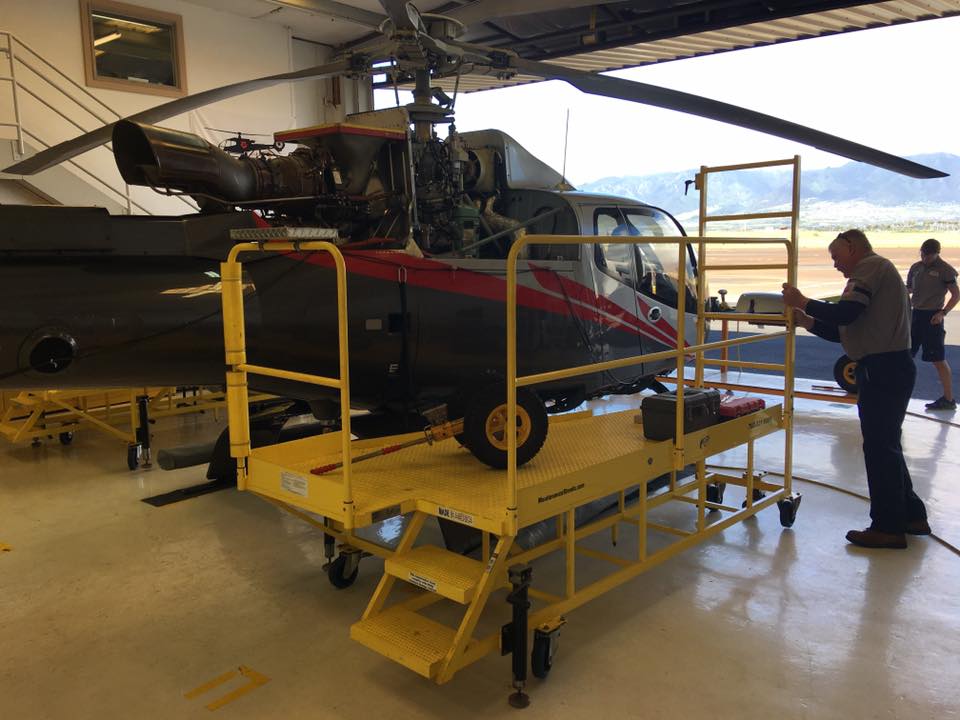 AllMetalMS's tweet image. All Metal MS and Powder Coating Plus (PCP) at Maverick Helicopters in Maui ,Hawaii !  @AllMetalMS @MaverickHeli