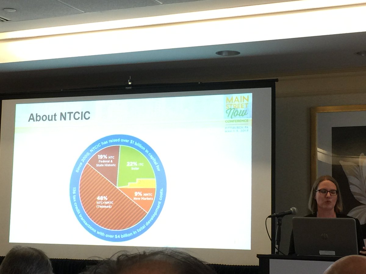 Historic &amp; new markets tax credits, state tax credits, etc. All tools that make it possible to entice developers to our downtown. #NOW17