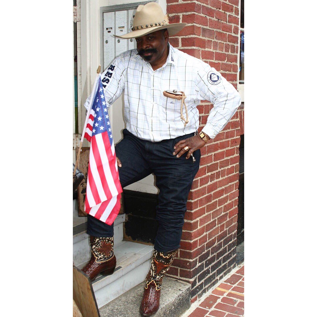 Cowboy rob, we love yah! #smallbusinessweek #sba #shoplocal #smallbiz #helensleathershop #leathershop #leather  #boston