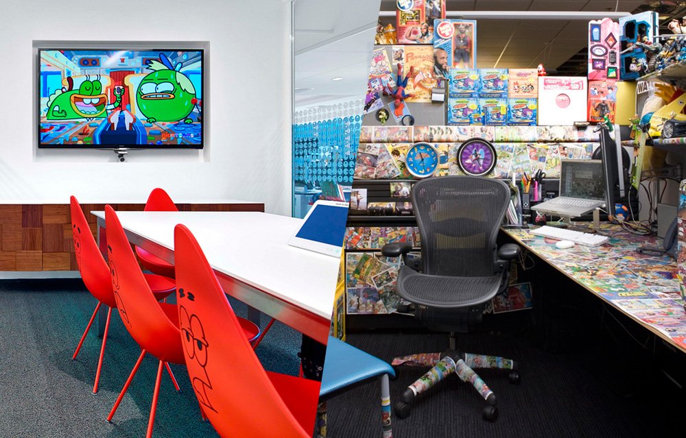 2designblog's tweet image. Dentro de los estudios de Cartoon Network y Nickelodeon. Visita sus oficinas en   ▶️ 2designblog.com/workspace-4-ca…