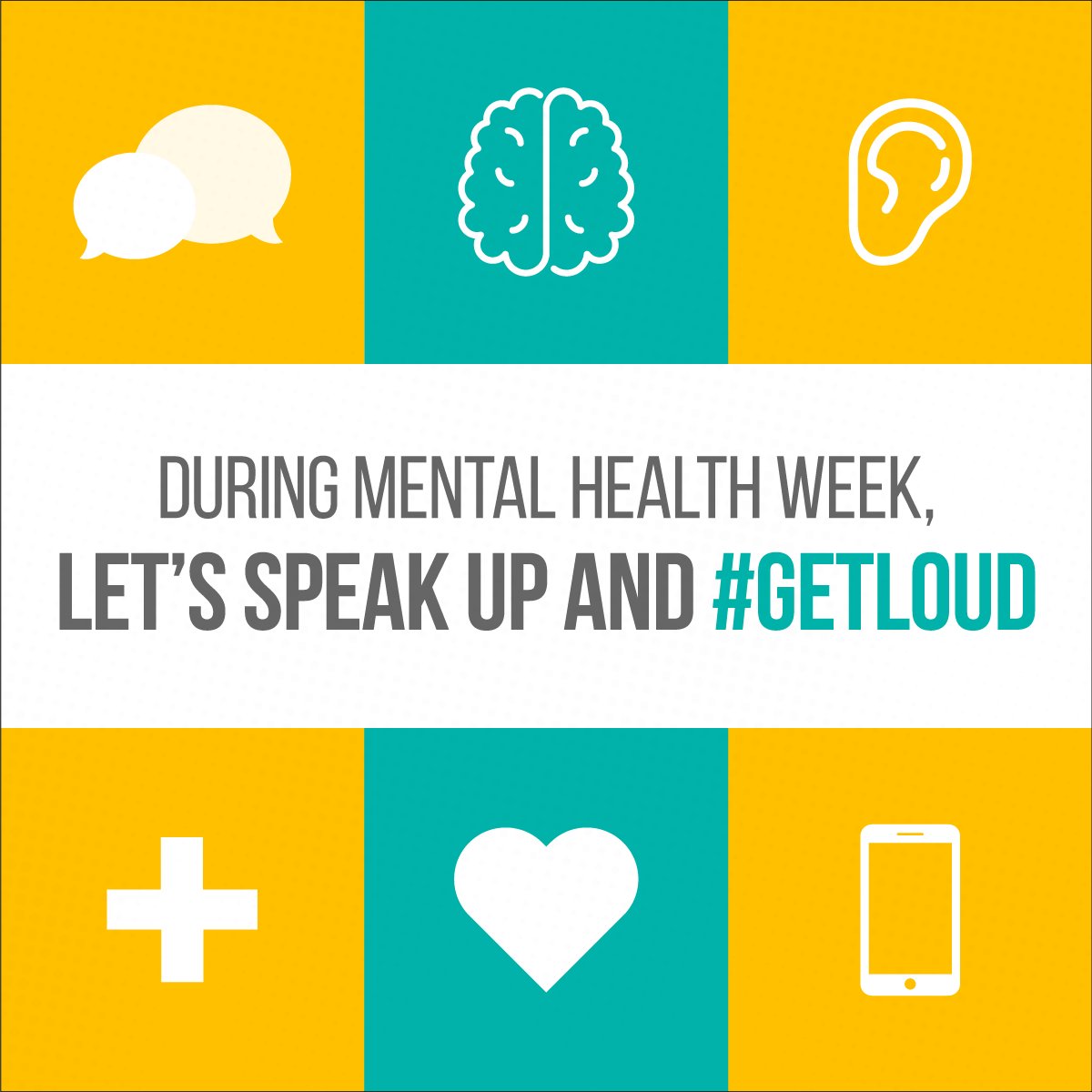 Everyone knows I already #GetLoud for #MentalHealth, but let this #MentalHealthWeek allow for all to #GetLoud and know it's #OkayToNotBeOkay