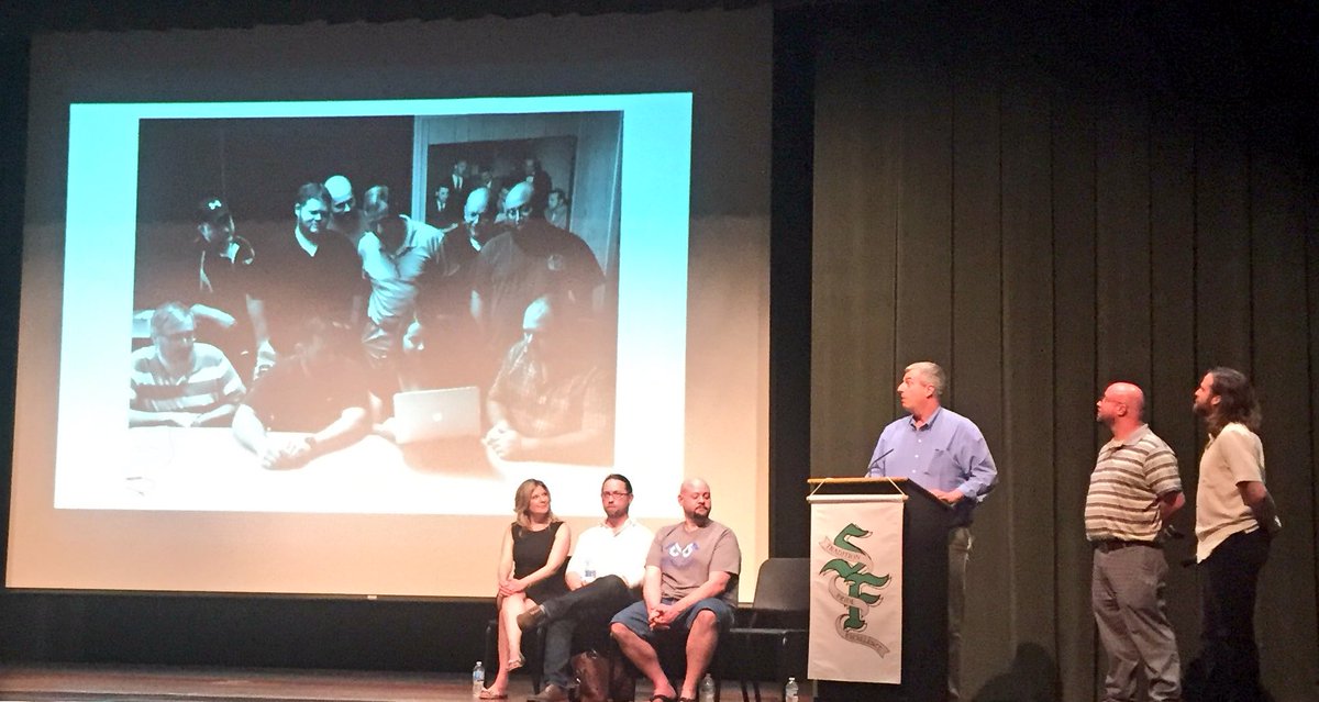 JustinAglio's tweet image. &quot;High tech work can be done be coal miners.&quot; @bitsourceky #Coal2Code #RemakeLearning